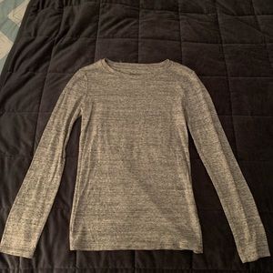 grey long sleeve